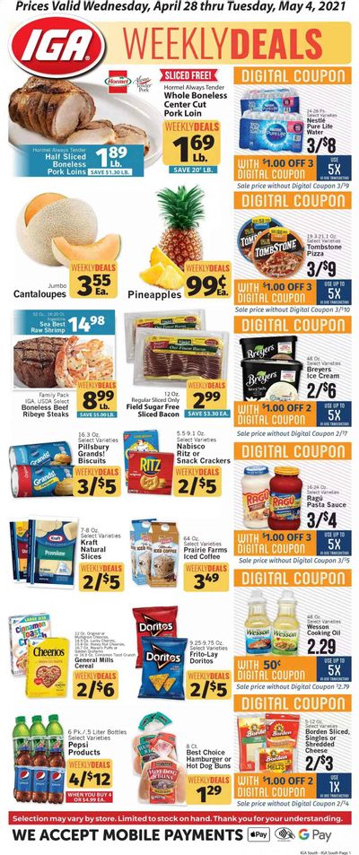IGA Weekly Ad Flyer April 28 to May 4