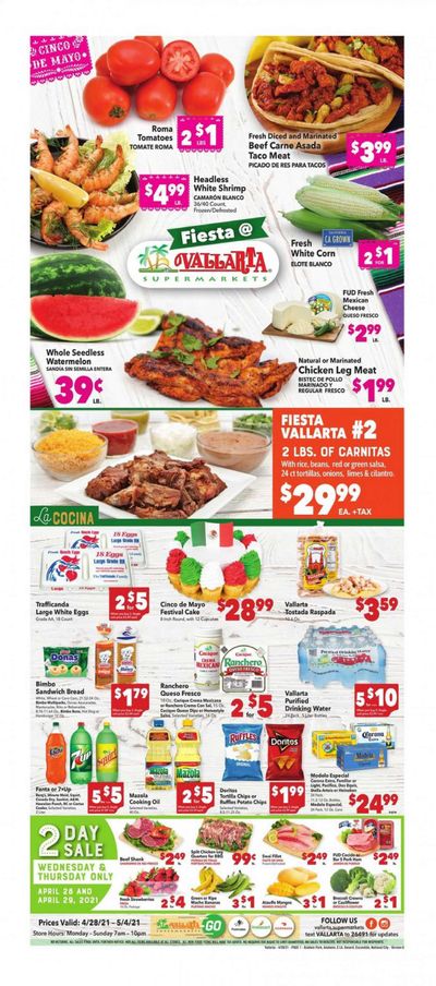 Vallarta (CA) Weekly Ad Flyer April 28 to May 4