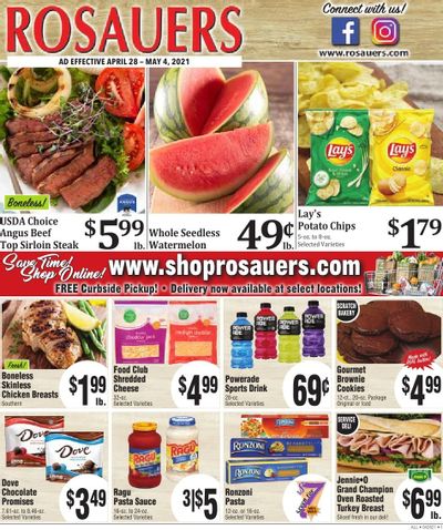 Rosauers Weekly Ad Flyer April 28 to May 4