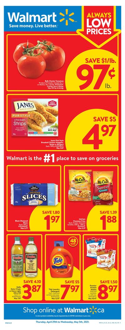 Walmart (Atlantic) Flyer April 29 to May 5