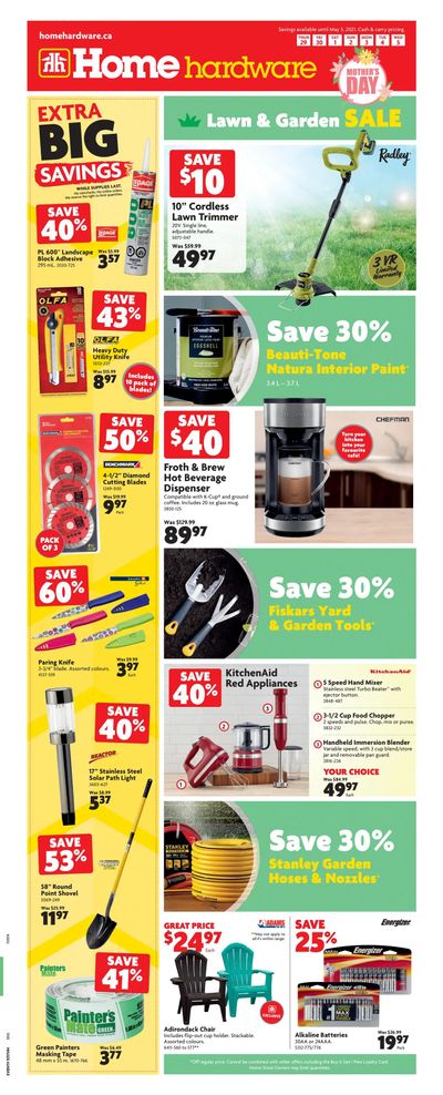 Home Hardware (BC) Flyer April 29 to May 5