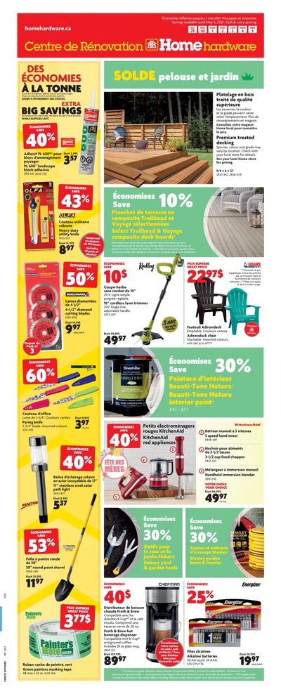 Home Hardware Building Centre (QC) Flyer April 29 to May 5