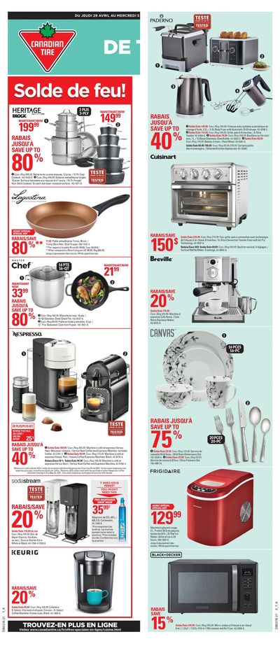 Canadian Tire (QC) Flyer April 29 to May 5