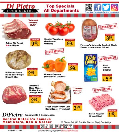 Di Pietro Food Centre Flyer April 29 to May 5