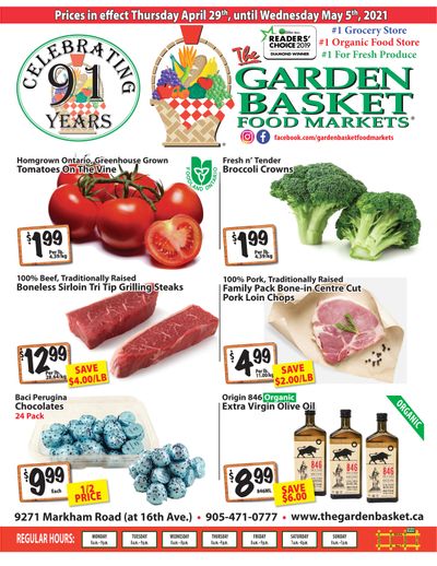 The Garden Basket Flyer April 29 to May 5