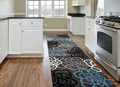 Rugshop Contemporary Modern Area Rug, 2 Feet x 7 Feet 2 Inch, Gray $49.99 (Reg $102.99)