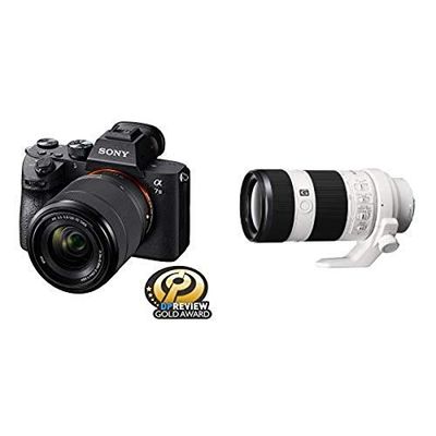 Sony a7 III Full-Frame Mirrorless Interchangeable-Lens Camera with 28-70mm Lens Optical with 3" LCD, Black (ILCE7M3K/B) with Sony SEL70200G 70-200mm Interchangeable Lens $4096 (Reg $4297.97)