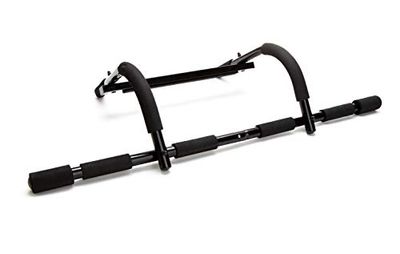 Mind Reader BLK Grip Chin-Up/Pull Full Body Trainer Doorway Heavy-Duty Multi-Purpose Workout Bar for Home Gym, Perfect for Pushups, Pullups and More, Black $32.1 (Reg $41.42)