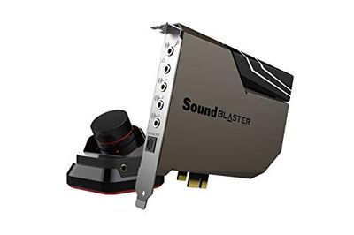 Creative Sound Blaster AE-7 Hi-Res Internal PCIe Sound Card, Quad-Core Processor, 127dB DNR ESS SABRE-class 9018 DAC, Xamp Discrete Custom Bi-amp, Discrete 5.1/Virtual 7.1, Dolby, DTS Encoding (Black) $235.17 (Reg $279.14)