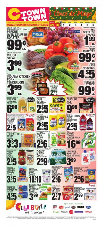 C-Town Weekly Ad Flyer April 30 to May 6