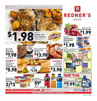 Redner's Markets Weekly Ad Flyer April 29 to May 5