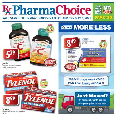 PharmaChoice Health Centre Flyer April 29 to May 5
