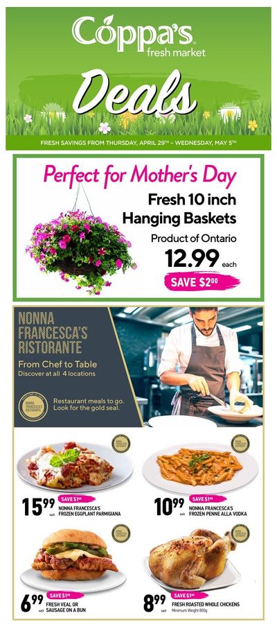 Coppa's Fresh Market Flyer April 29 to May 5