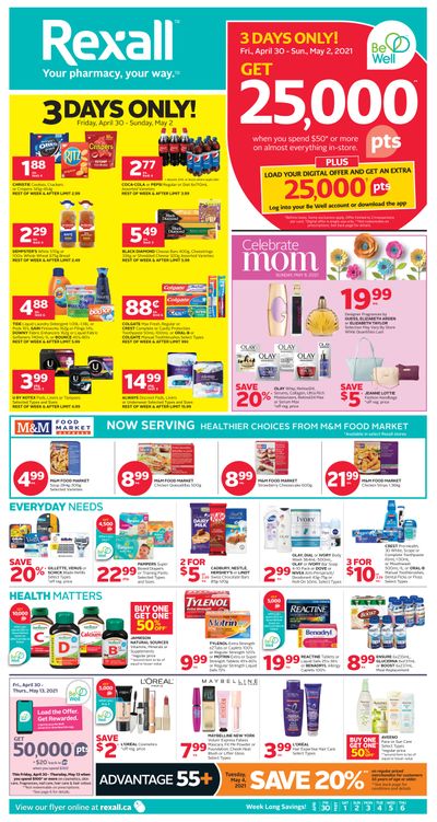 Rexall (West) Flyer April 30 to May 6