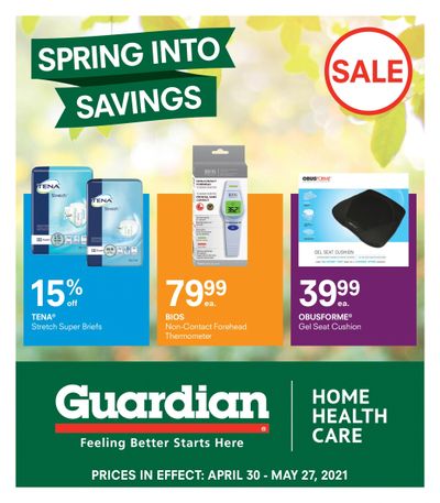 Guardian Spring into Savings Flyer April 30 to May 27