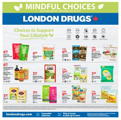 London Drugs Mindful Choices Flyer April 30 to May 26