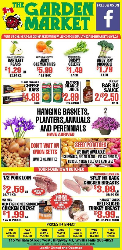 The Garden Market Flyer April 30 to May 6