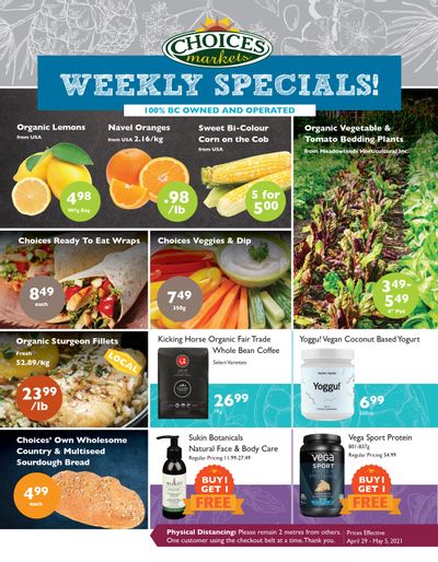 Choices Market Flyer April 29 to May 5