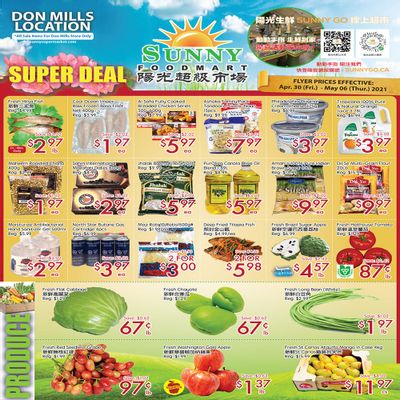 Sunny Foodmart (Don Mills) Flyer April 30 to May 6