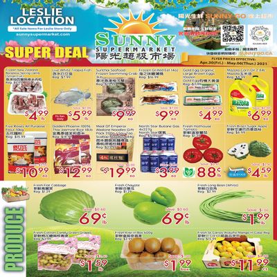 Sunny Supermarket (Leslie) Flyer April 30 to May 6