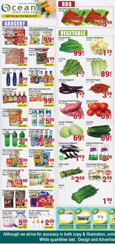 Oceans Fresh Food Market (Mississauga) Flyer April 30 to May 6