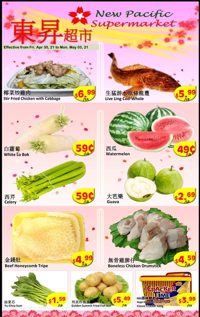 New Pacific Supermarket Flyer April 30 to May 3