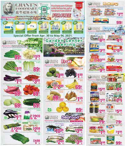 Grant's Food Mart Flyer April 30 to May 6