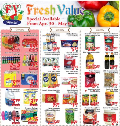 Fresh Value Flyer April 30 to May 6