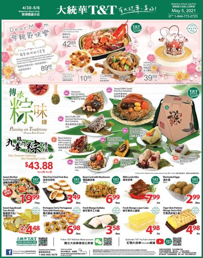 T&T Supermarket (Waterloo) Flyer April 30 to May 6