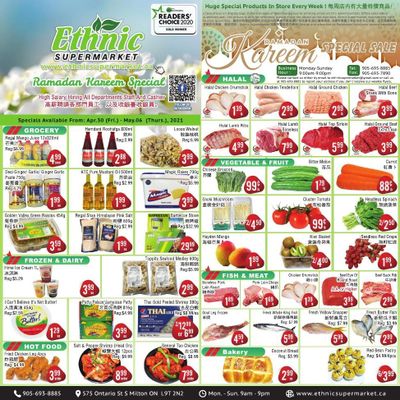 Ethnic Supermarket Flyer April 30 to May 6