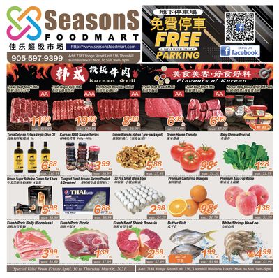 Seasons Food Mart (Thornhill) Flyer April 30 to May 6