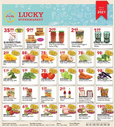 Lucky Supermarket (Calgary) Flyer April 30 to May 6