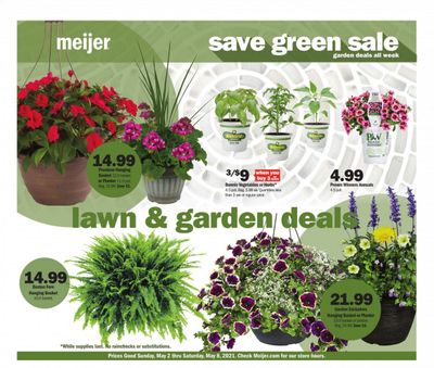 Meijer (IL, IN, KY, MI, OH, WI) Weekly Ad Flyer May 2 to May 8