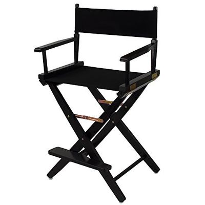 American Trails Extra-Wide Premium 24" Directors Chair Black Frame W/Black Color Cover $99.37 (Reg $156.77)
