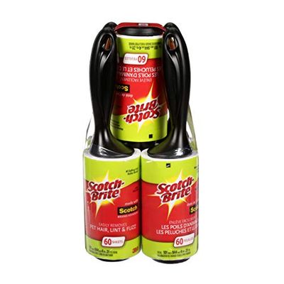 Scotch-Brite Lint Roller, 5 Roller Value Pack, 60 Sheets/Roller (300 Sheets Total), Refillable Lint Brush $9.7 (Reg $14.99)