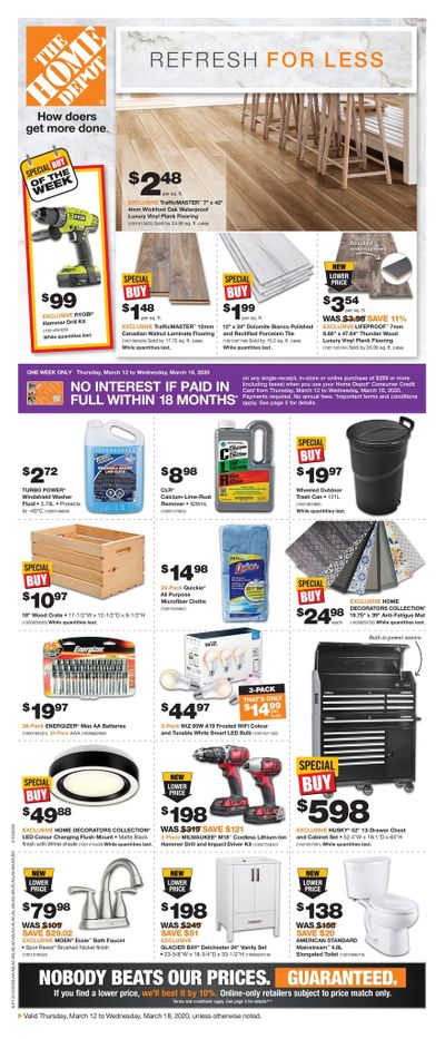 Home Depot (ON) Flyer March 12 to 18
