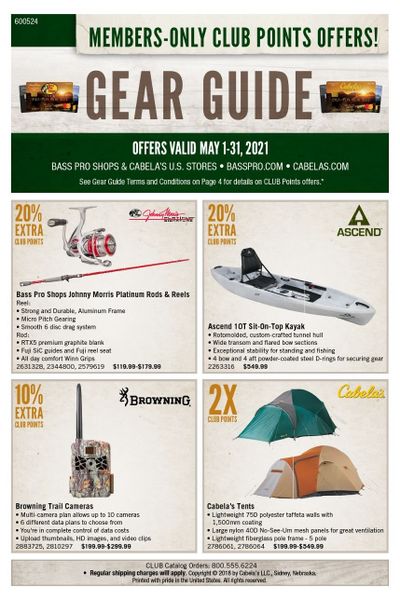 Bass Pro Shops Weekly Ad Flyer May 1 to May 31