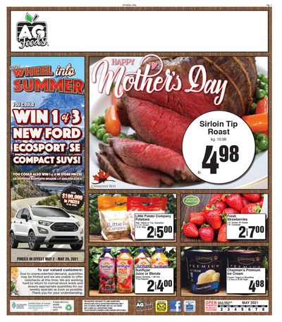 AG Foods Flyer May 2 to 8