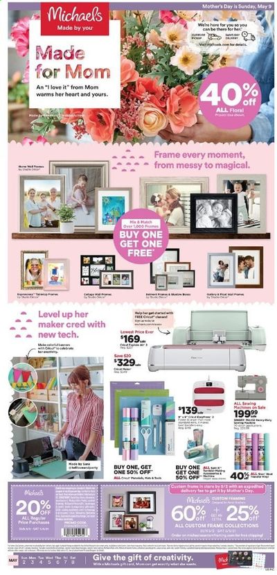 Michaels Weekly Ad Flyer May 2 to May 8