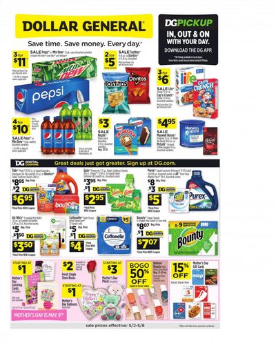 Dollar General Weekly Ad Flyer May 2 to May 8