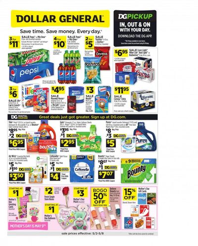 Dollar General (NC) Weekly Ad Flyer May 2 to May 8