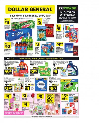 Dollar General Weekly Ad Flyer May 2 to May 8