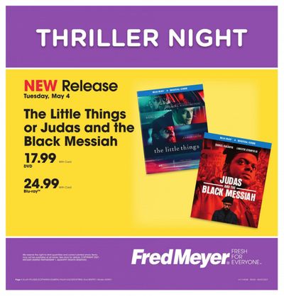 Fred Meyer (DC, DE, NJ, NY, PA, VA) Weekly Ad Flyer May 4 to May 7