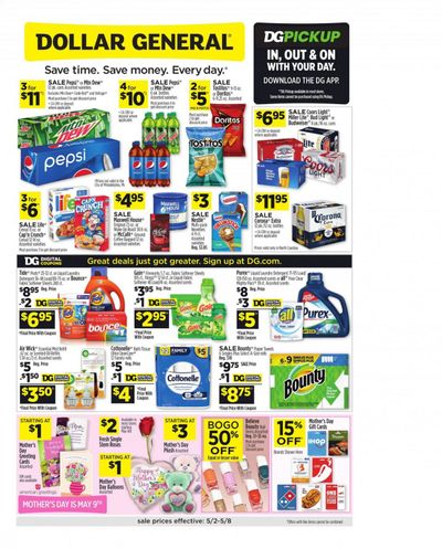 Dollar General (NC) Weekly Ad Flyer May 2 to May 8