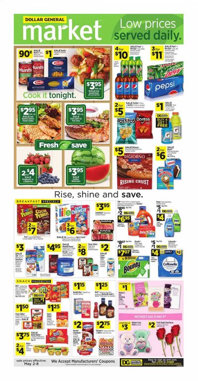 Dollar General (AL, GA, KY, LA, TN) Weekly Ad Flyer May 2 to May 8