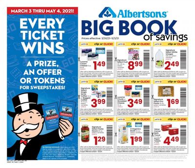 Albertsons (CA, ID, LA, MT, OR, TX, WA) Weekly Ad Flyer March 30 to May 3