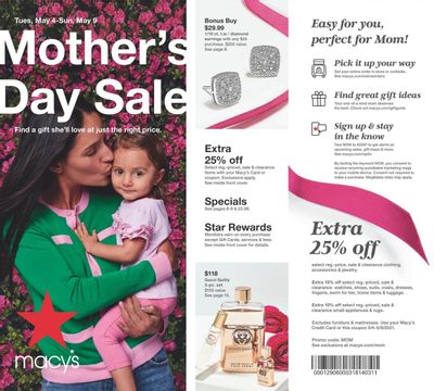 Macy's Weekly Ad Flyer May 4 to May 9