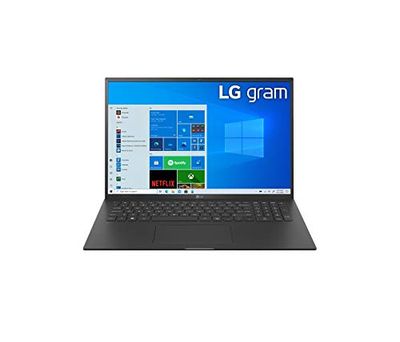 LG gram Ultra-Lightweight with 17” 16:10 IPS Display and Intel Evo Platform (i7/16GB/512GB), Obsidian Black