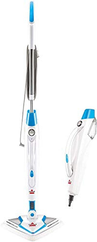 Bissell 2078C PowerEdge 2-in-1 Steam Mop, White/Blue