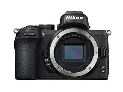 NIKON Z50 Body Digital Camera with 3.2-Inch TFT LCD, Black